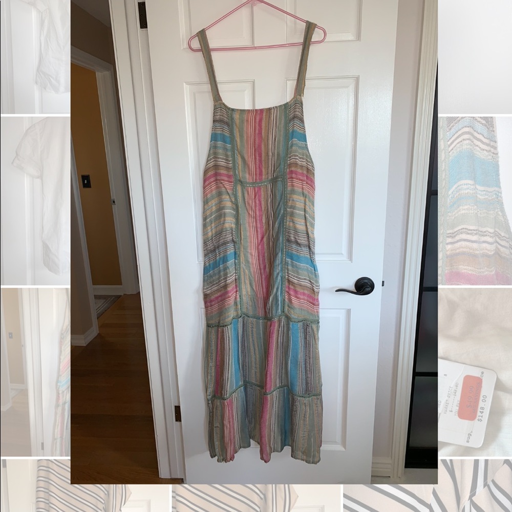 Free People Multi Color Maxi Dress